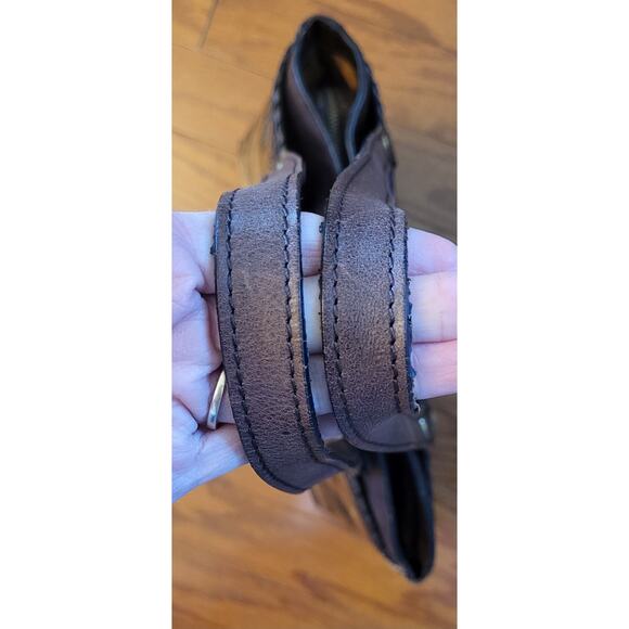 Patricia Nash Large English Garden Map Poppy Leather Tote Shoulder Bag Purse - Picture 8 of 16